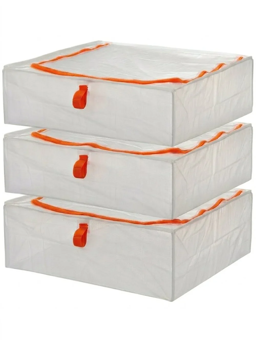 NEW Set of 3 IKEA PÄRKLA Zippered Storage Case/Bags 21 ¾ 